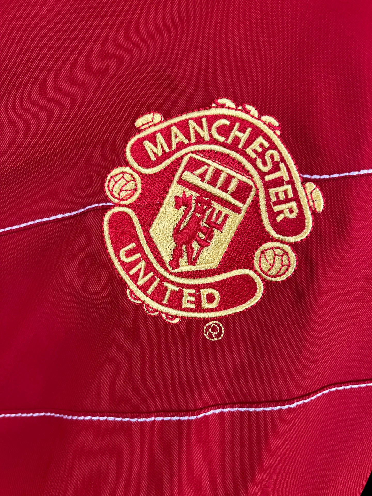 Manchester United Red & Black Windbreaker Jacket