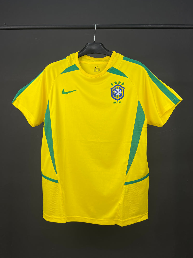 BRAZIL Retro 2002 Home Jersey