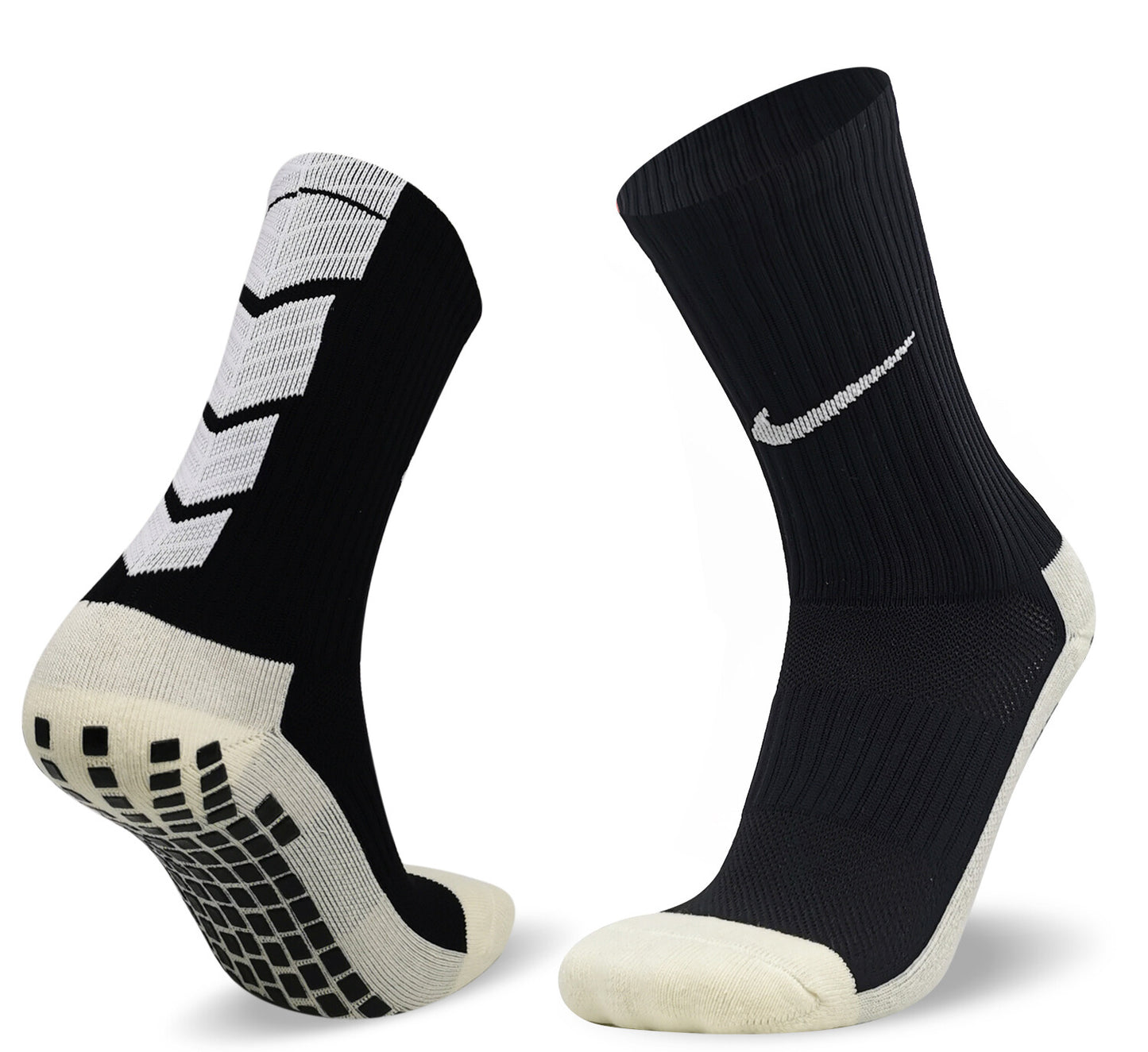 Nike Black Grip Socks Crew