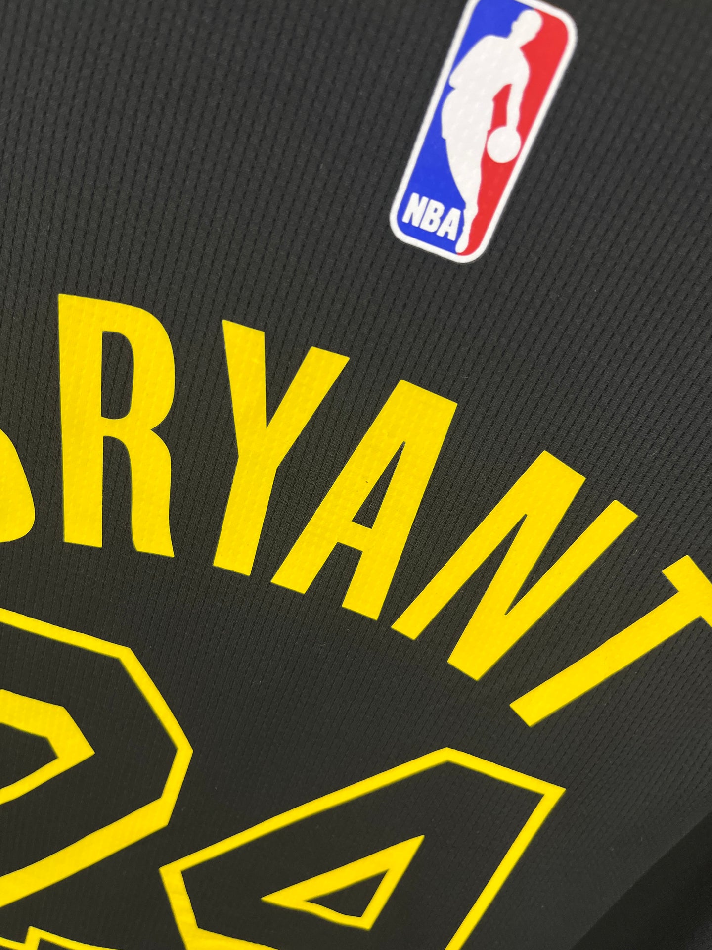 Kobe Bryant 24 Black NBA Jersey Sticker
