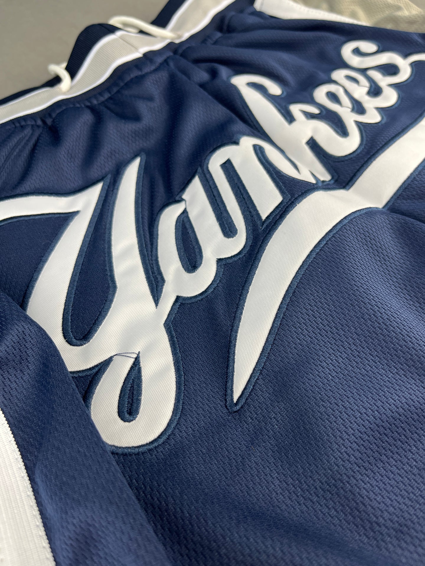 YANKEES New York Blue & White Shorts Full Embroidery