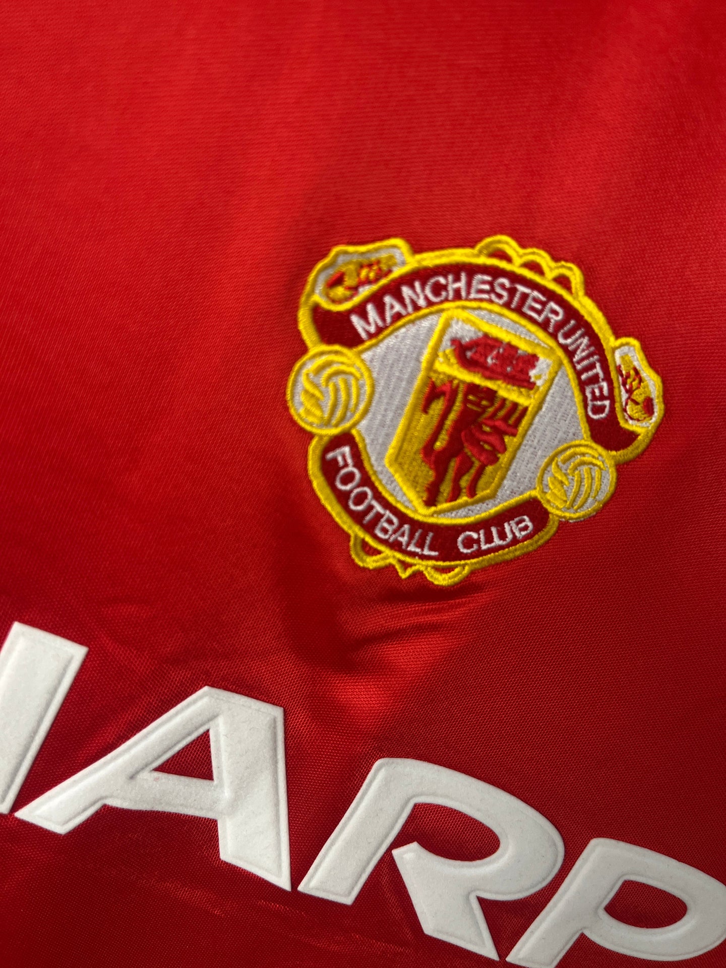 Manchester United 1985-1986 SHARP Home Retro Jersey