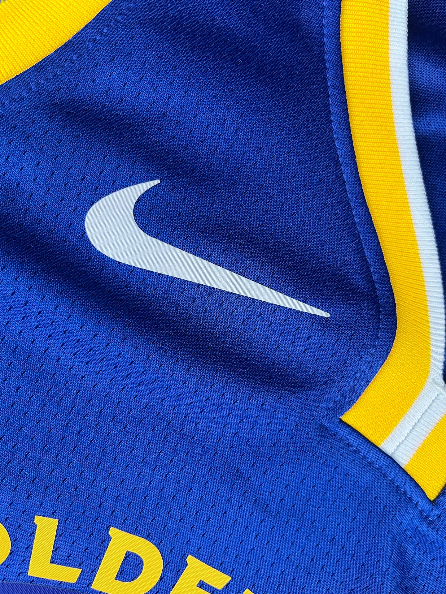 KARINA 00 Blue Golden State Warriors Heat Pressed Edition NBA Jersey