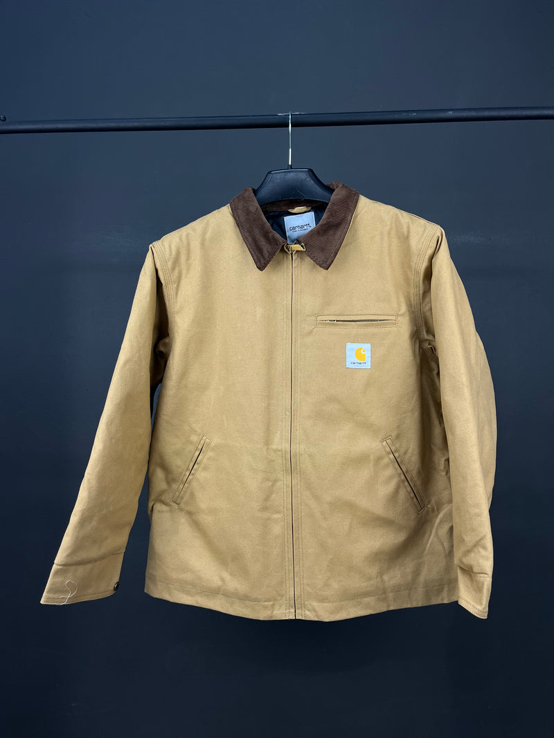 Carhartt Men's Detroit Ringspun Cotton Duck Brown Jacket