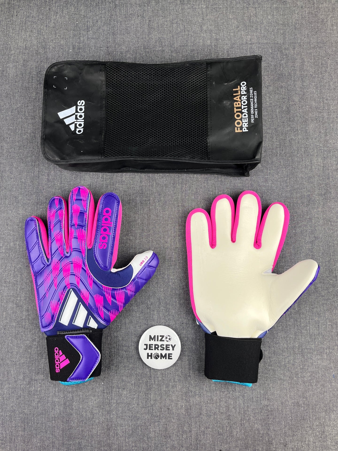 Adidas Purple Gloves