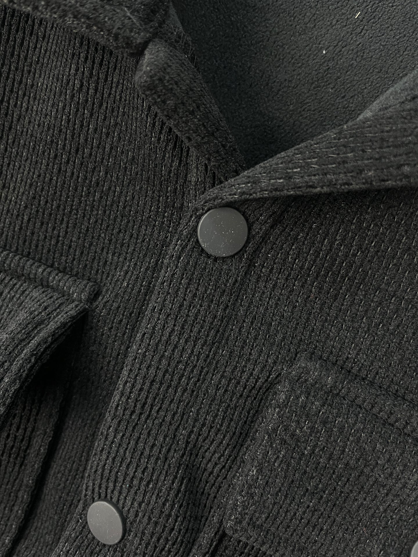 ZARA Black Soft Tweed Shacket