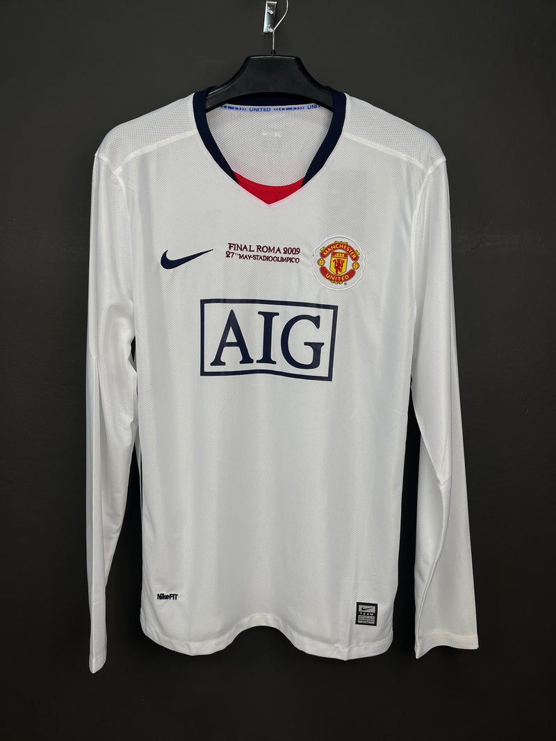 Manchester United 2009 Final Roma Long Sleeves Retro Jersey