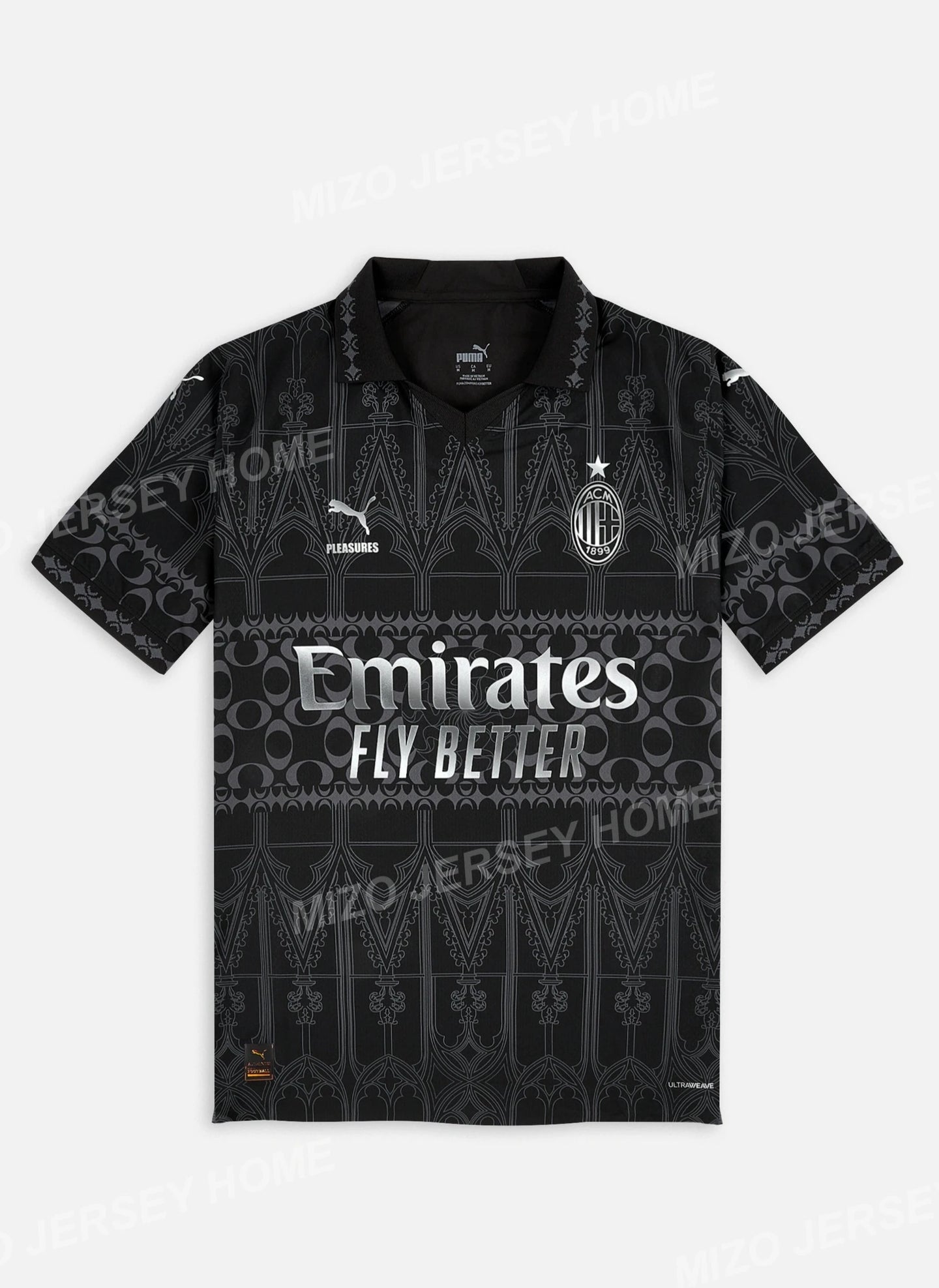 AC MILAN Pleasures Fourth 23-24 Fan Version Black