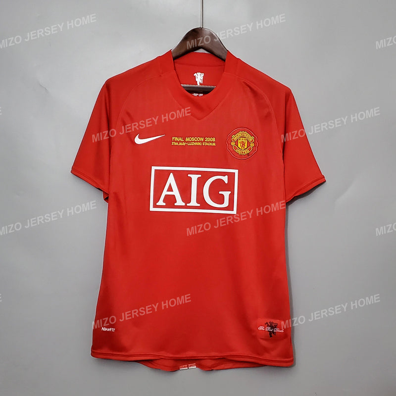 MANCHESTER UNITED Retro 2007-2008 Home Jersey Champions League Final Edition