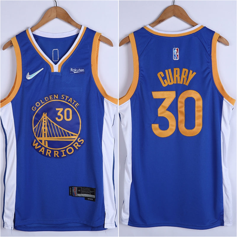 CURRY 30 BLUE NIKE Golden State Warriors NBA Jersey
