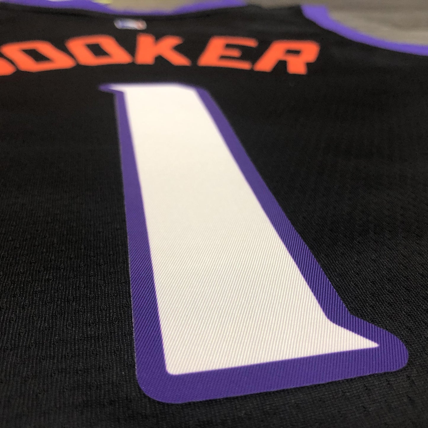 BOOKER 1 Black The Valley Heat Pressed Edition NBA Jersey