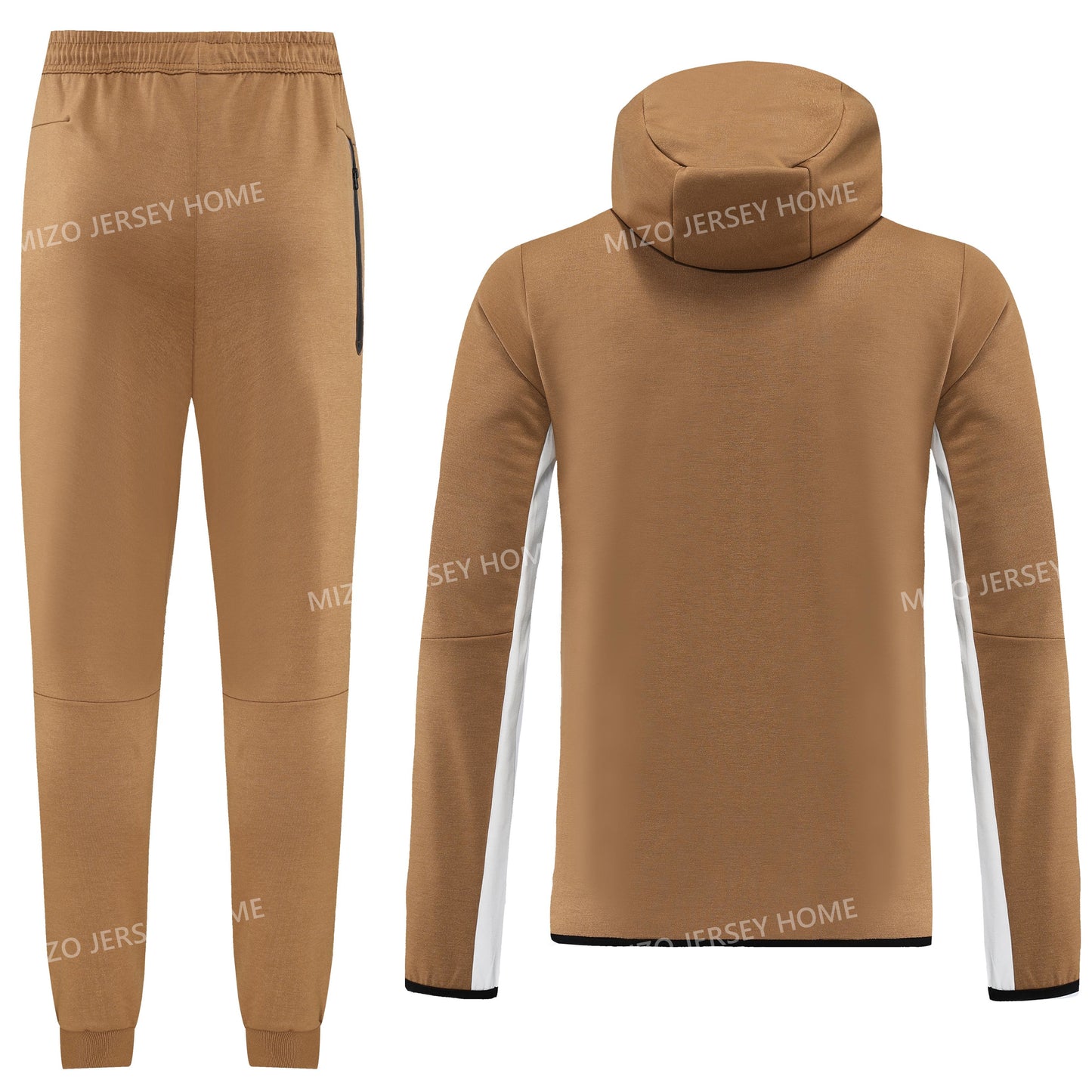 Nike Tech Fleece White & Brown