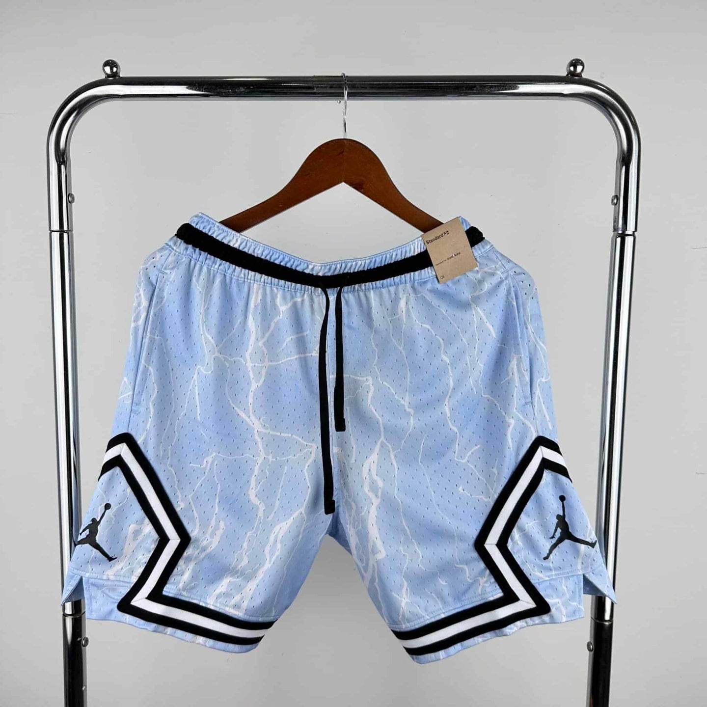 Jordan Sky Blue Lightning Diamond Shorts