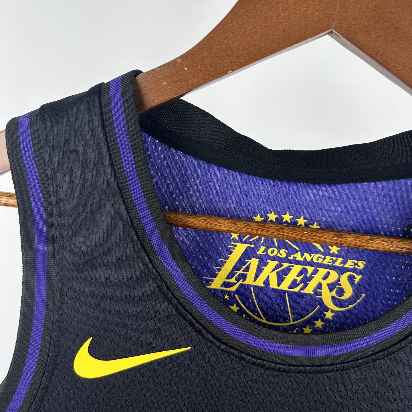 JAMES 23 Blue LakeShow Heat Pressed Edition NBA Jersey