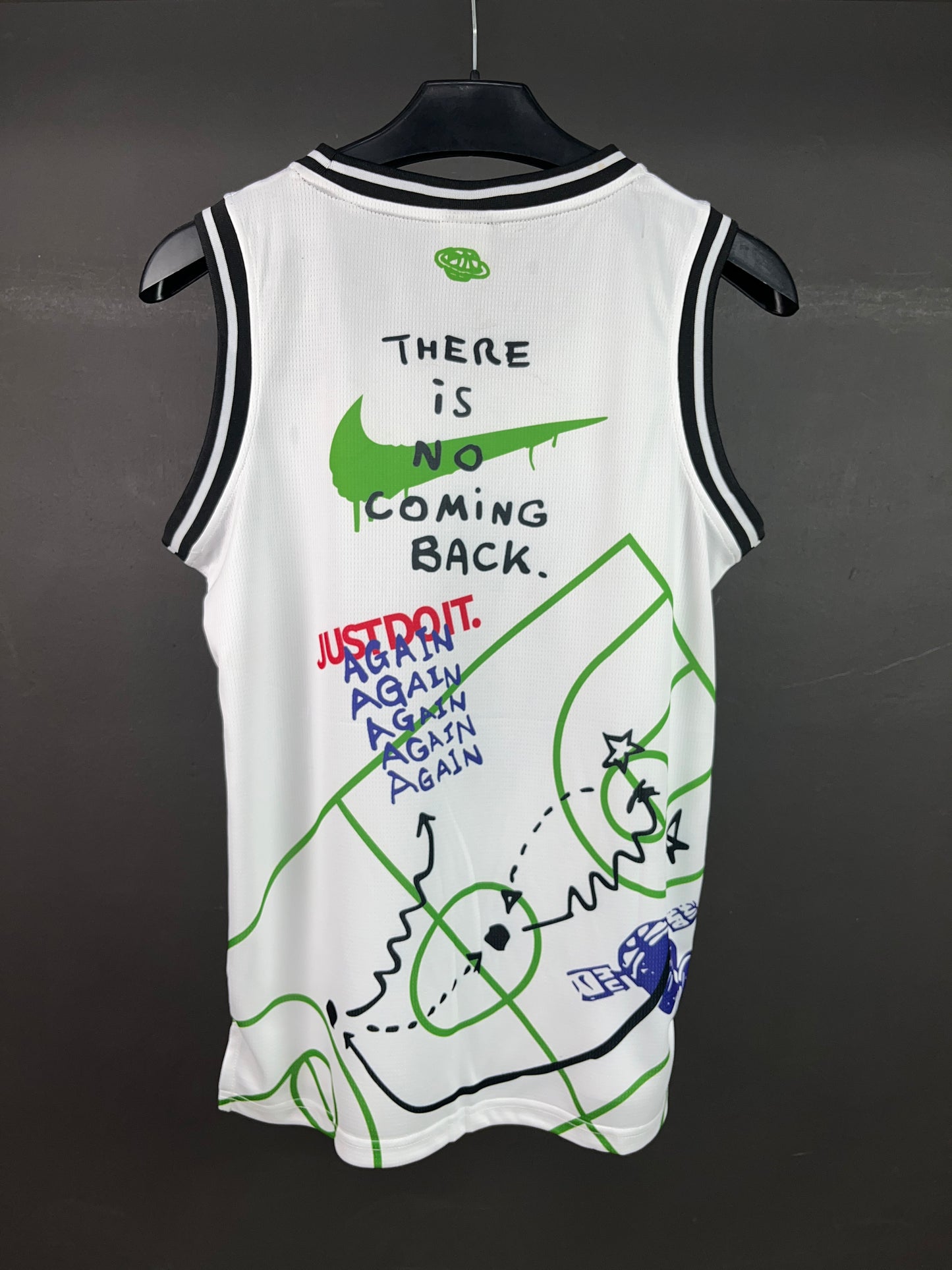 NIKE Dri-FIT Hoops White Basketball Shirt