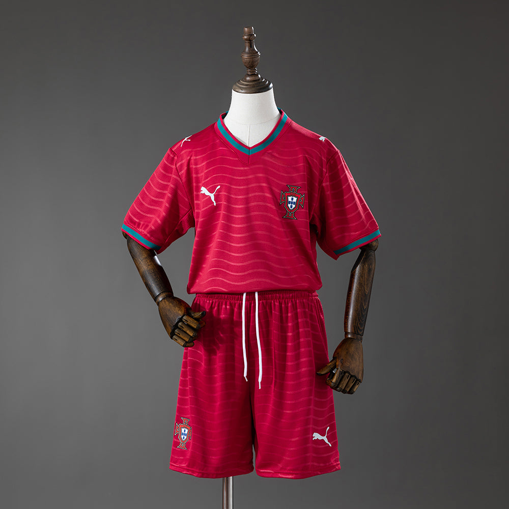 Portugal Home World Cup 2026 Kids Jersey