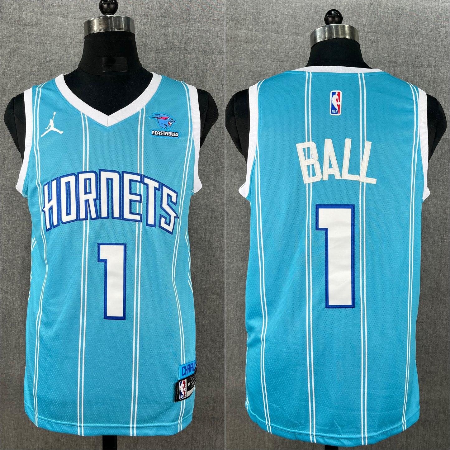 LaMelo BALL 1 Blue Charlotte Hornets NBA Jersey