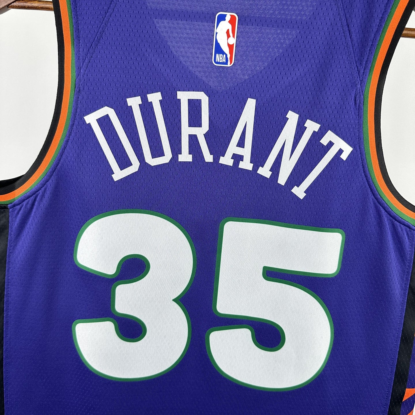 DURANT 35 Purple The Valley Heat Pressed Edition NBA Jersey