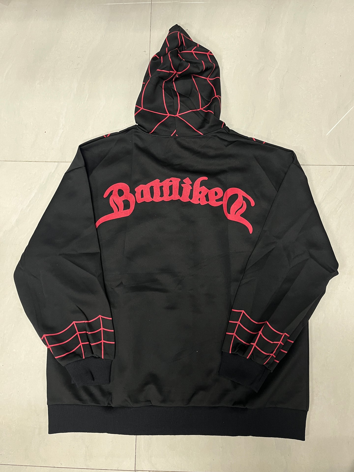 Spiderman Zip-up Black Hoodie Kids