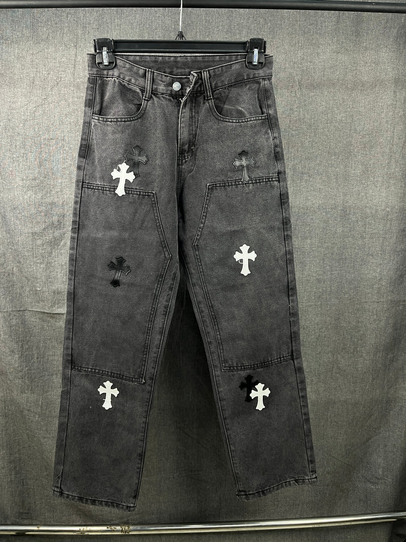 Chrome Hearts Grey Jeans