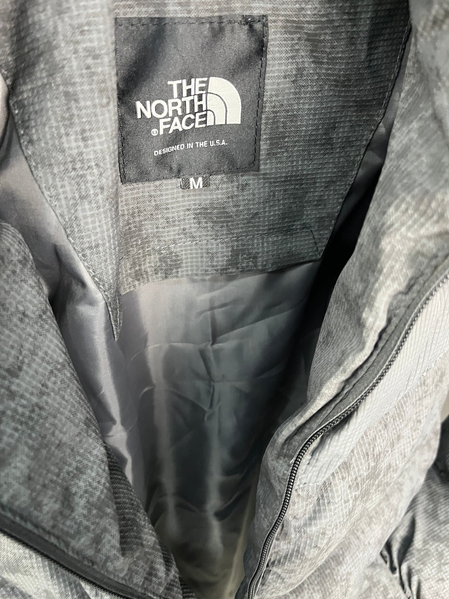 The North Face Gray Marble Puffer Jacket