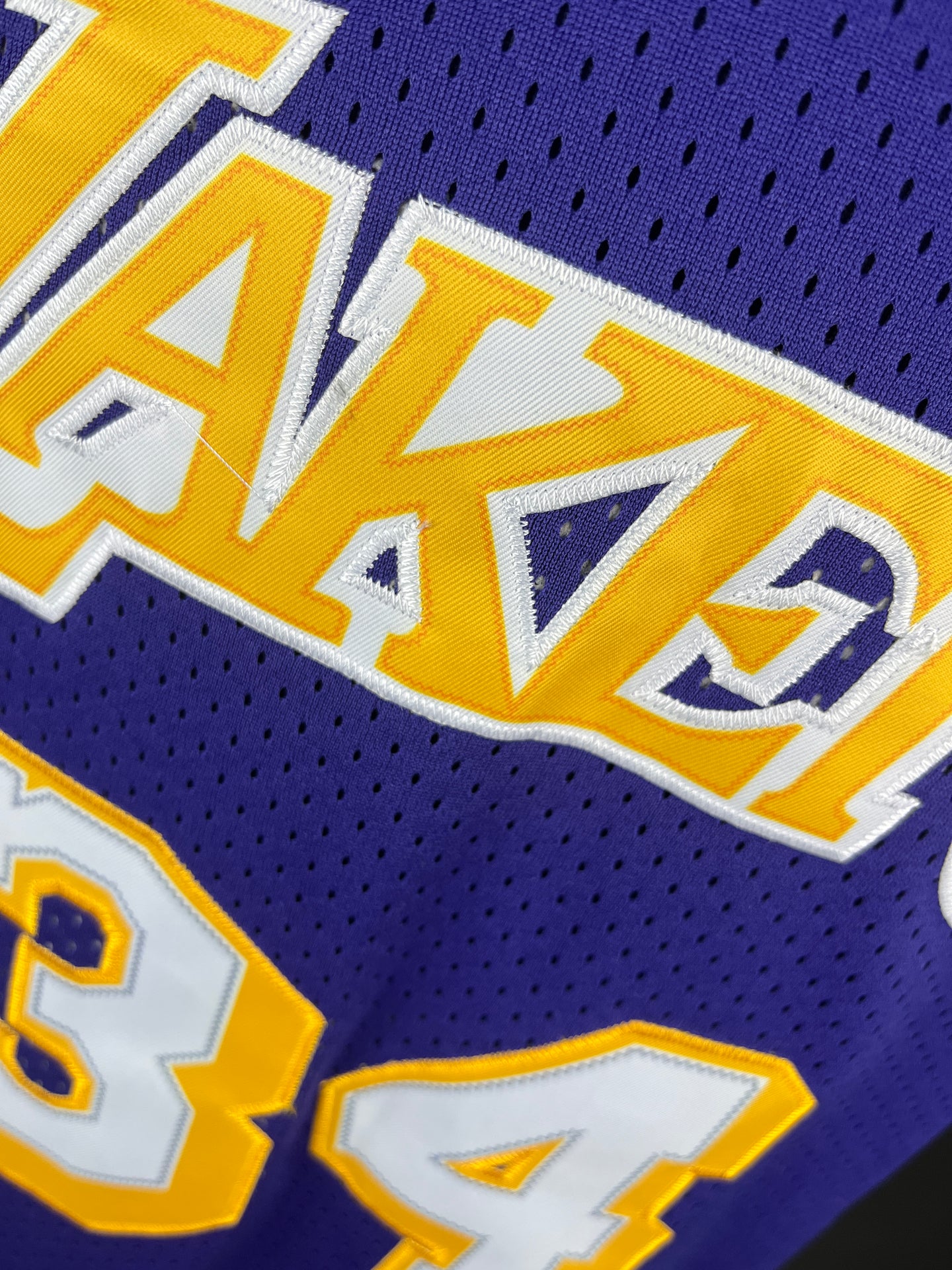 O'NEAL 34 Purple Los Angeles Lakers NBA Jersey