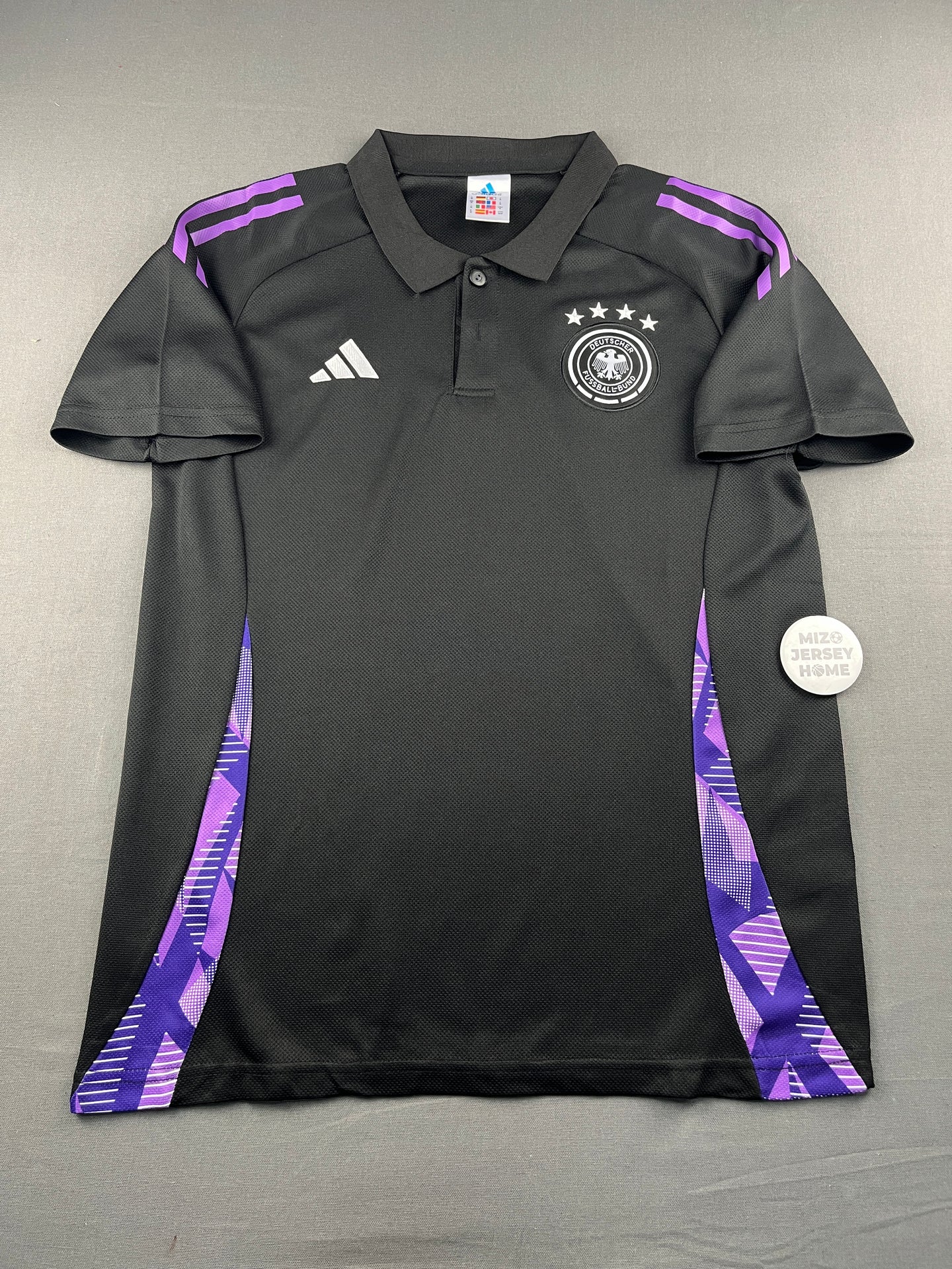 Germany Black & Purple Polo