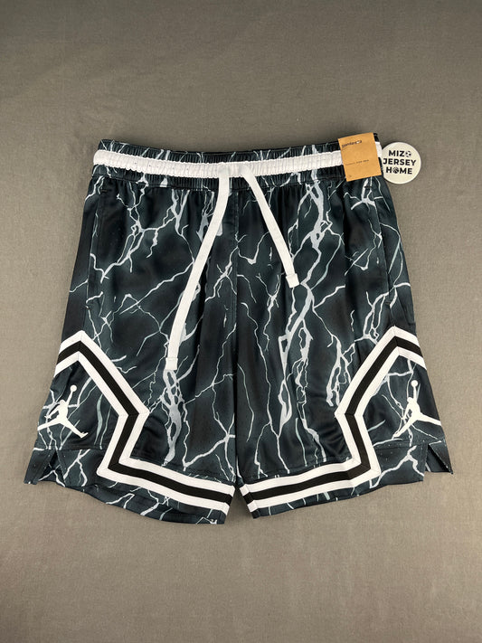 Jordan Black Lightning Diamond Shorts