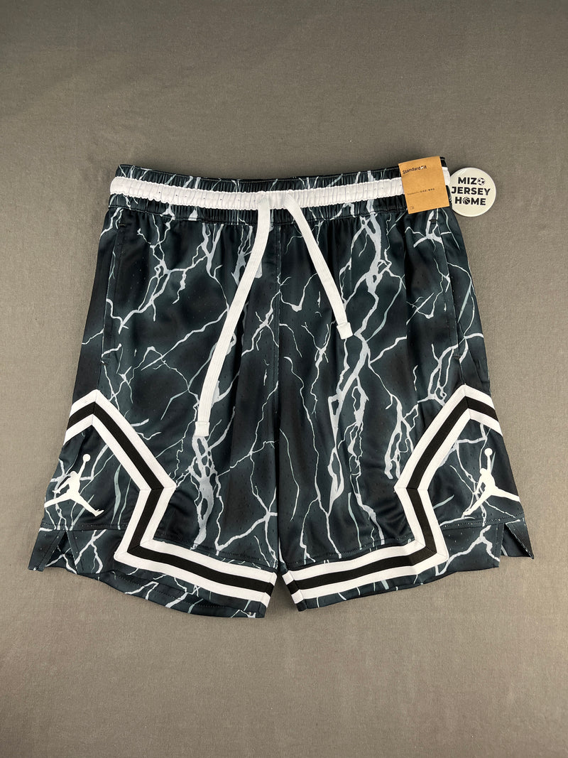 Jordan Black Lightning Diamond Shorts