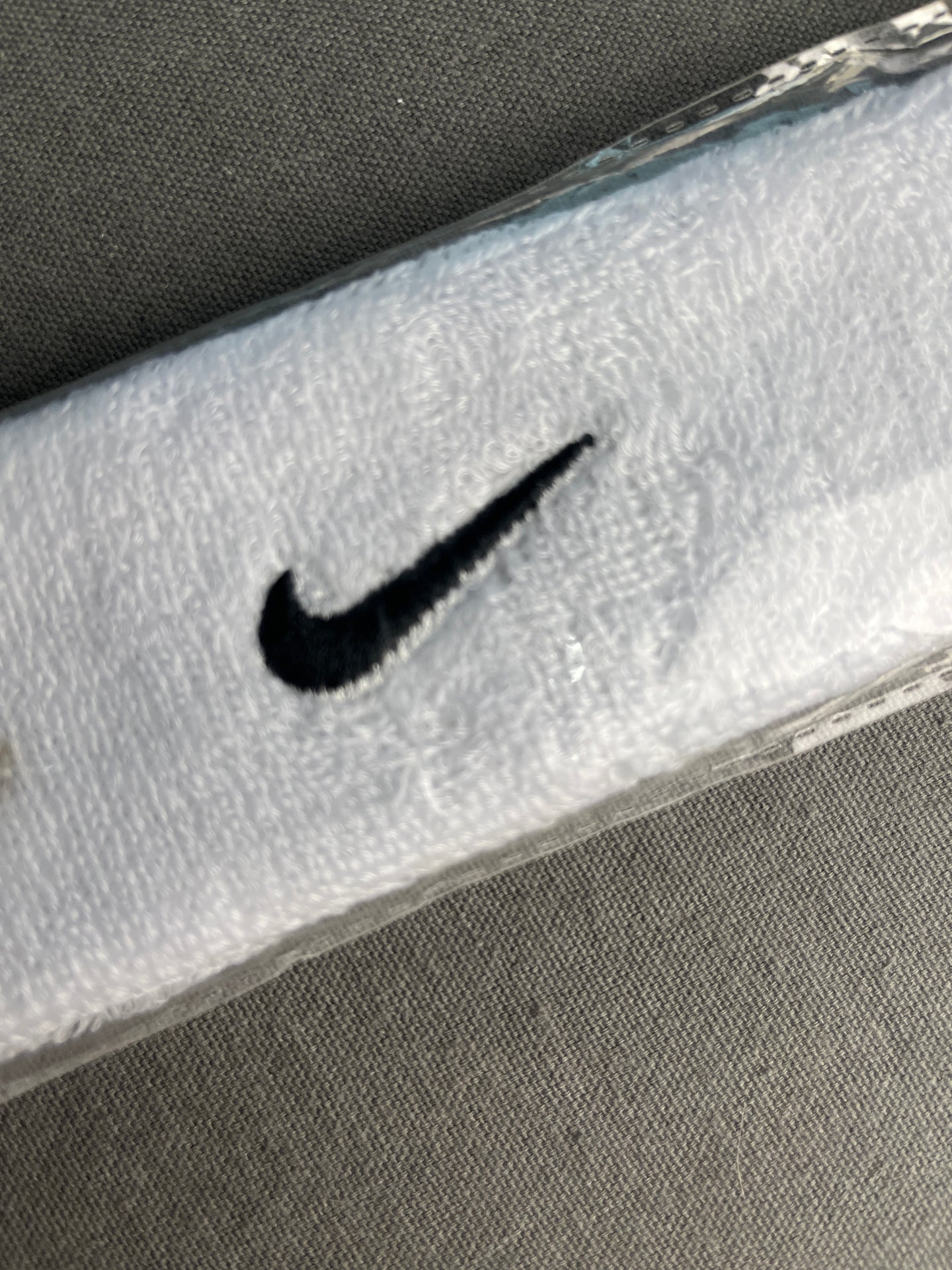 NIKE White Headband