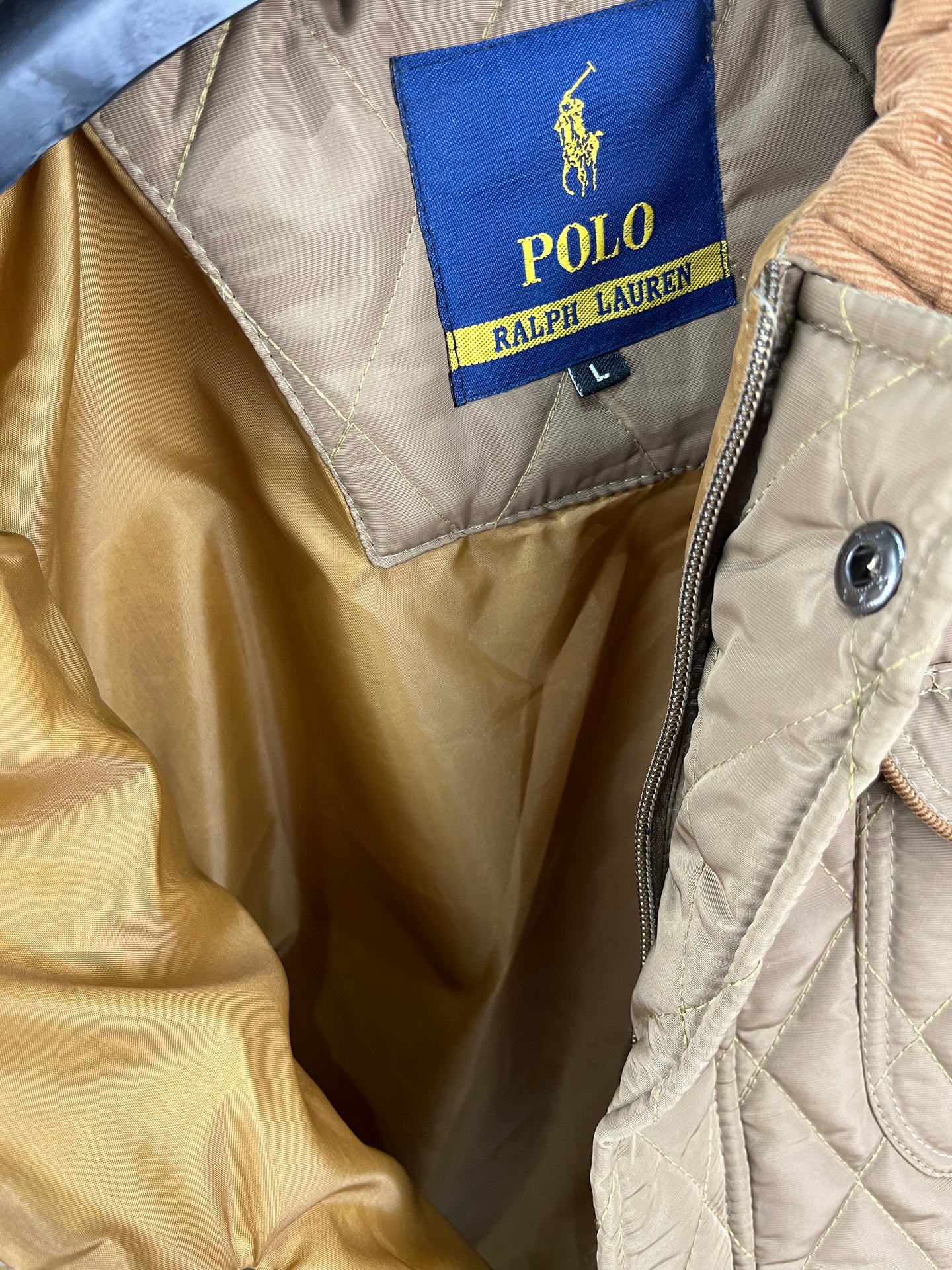 Polo Brown Quilted Jacket