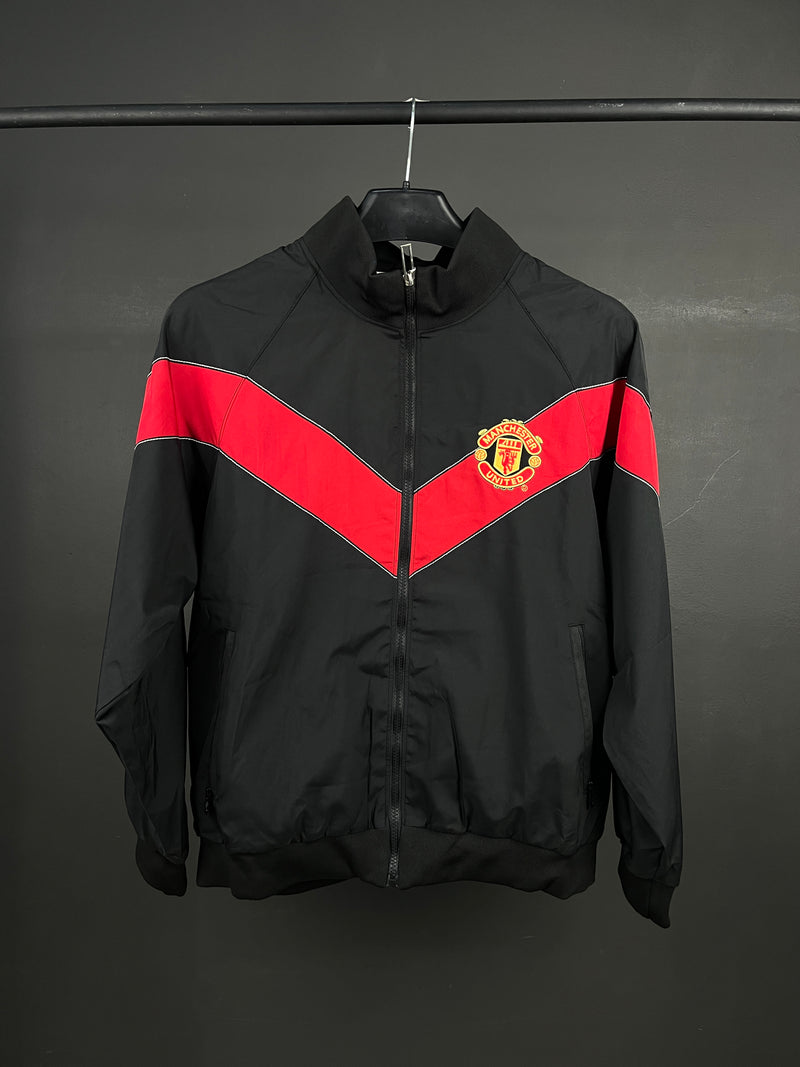 Manchester United Black & Red Windbreaker Jacket