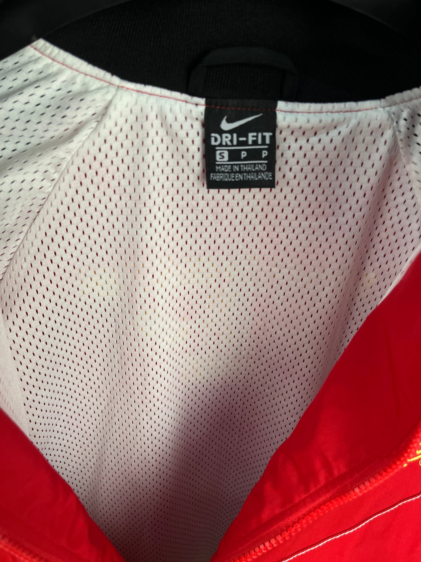 Manchester United Red & Black Windbreaker Jacket