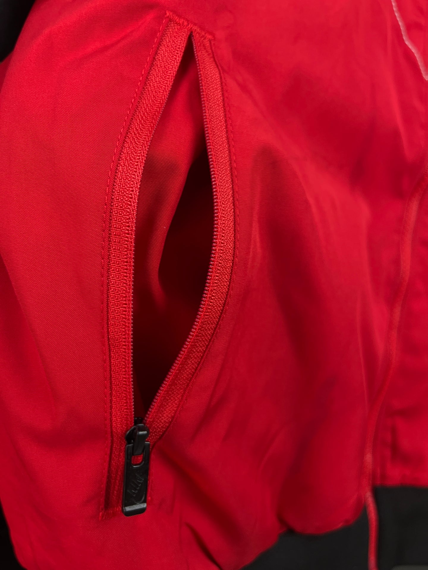 Manchester United Red & Black Windbreaker Jacket