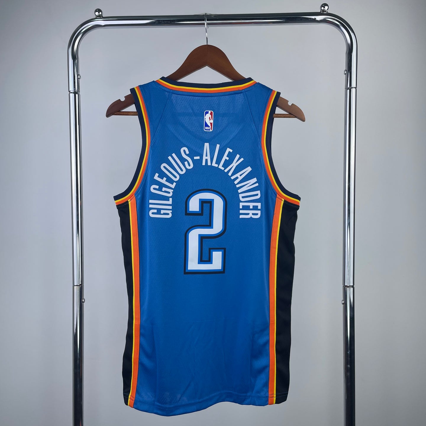 Gilgeous-Alexander 2 Blue Oklahoma City Heat Pressed Edition