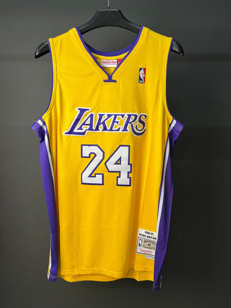 Bryant 24 Lakers Yellow NBA Jersey