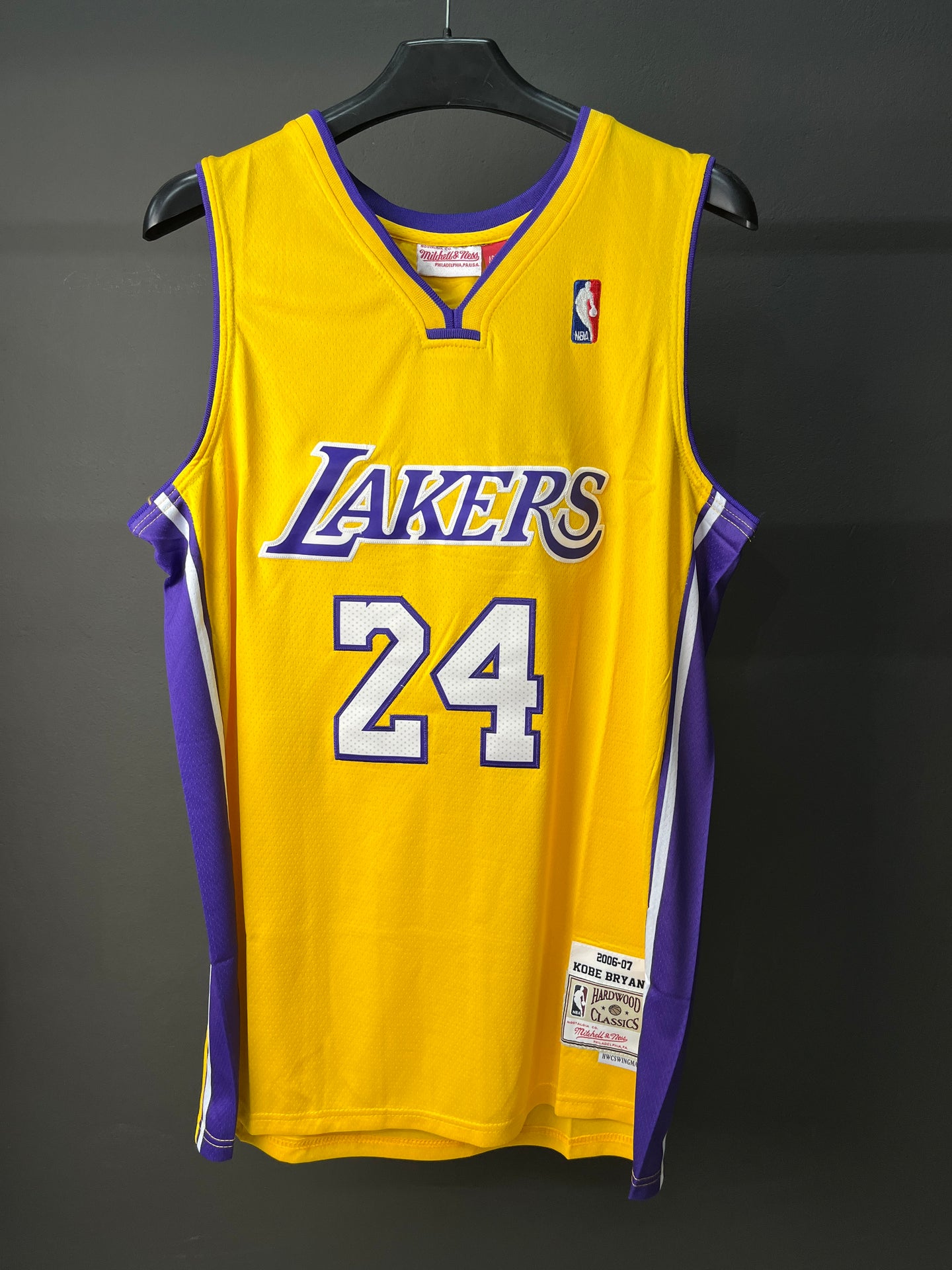 Bryant 24 Lakers Yellow NBA Jersey