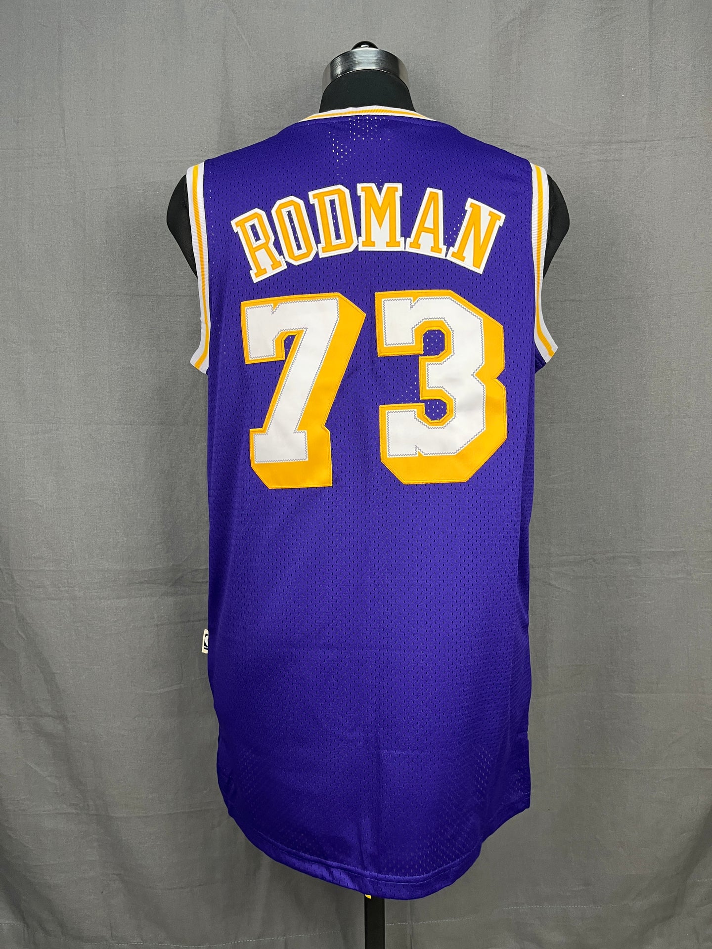 Rodman 73 Lakers Purple NBA Jersey