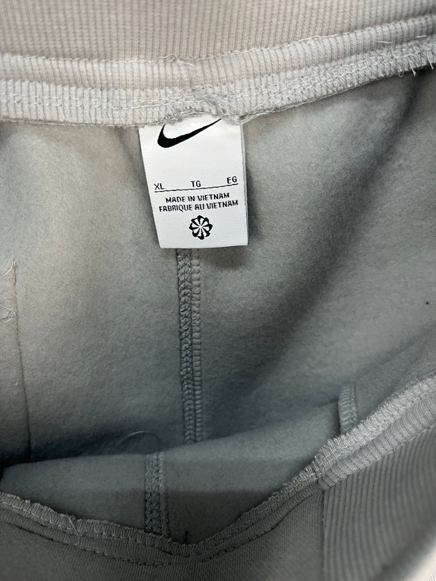 NIKE Gray & Blue Inner Fleece Pants