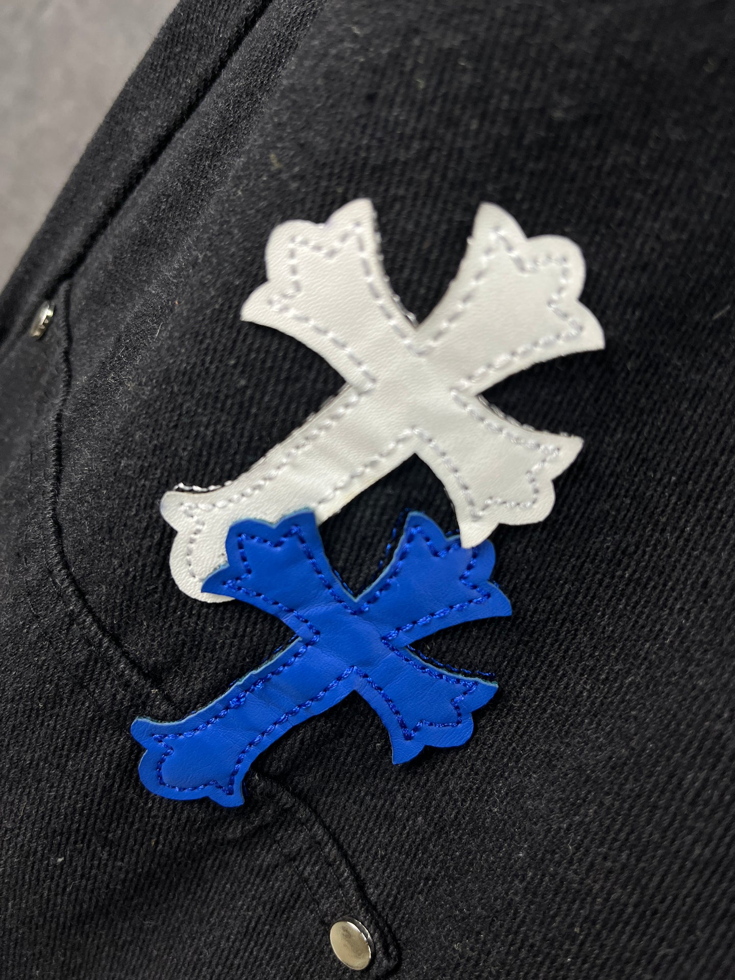 Chrome Hearts Jeans Black & Blue