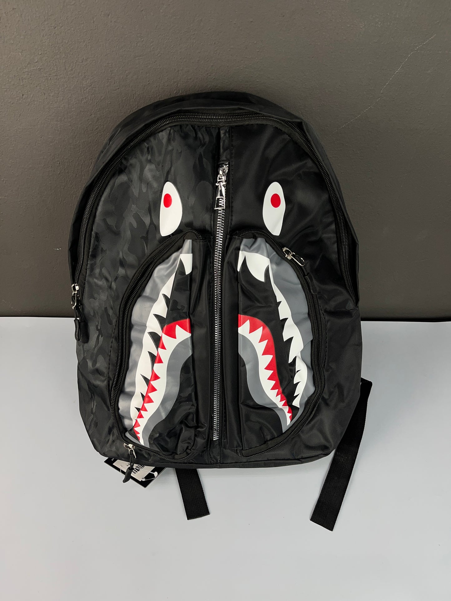 A Bathing Ape Black Camo Backpack