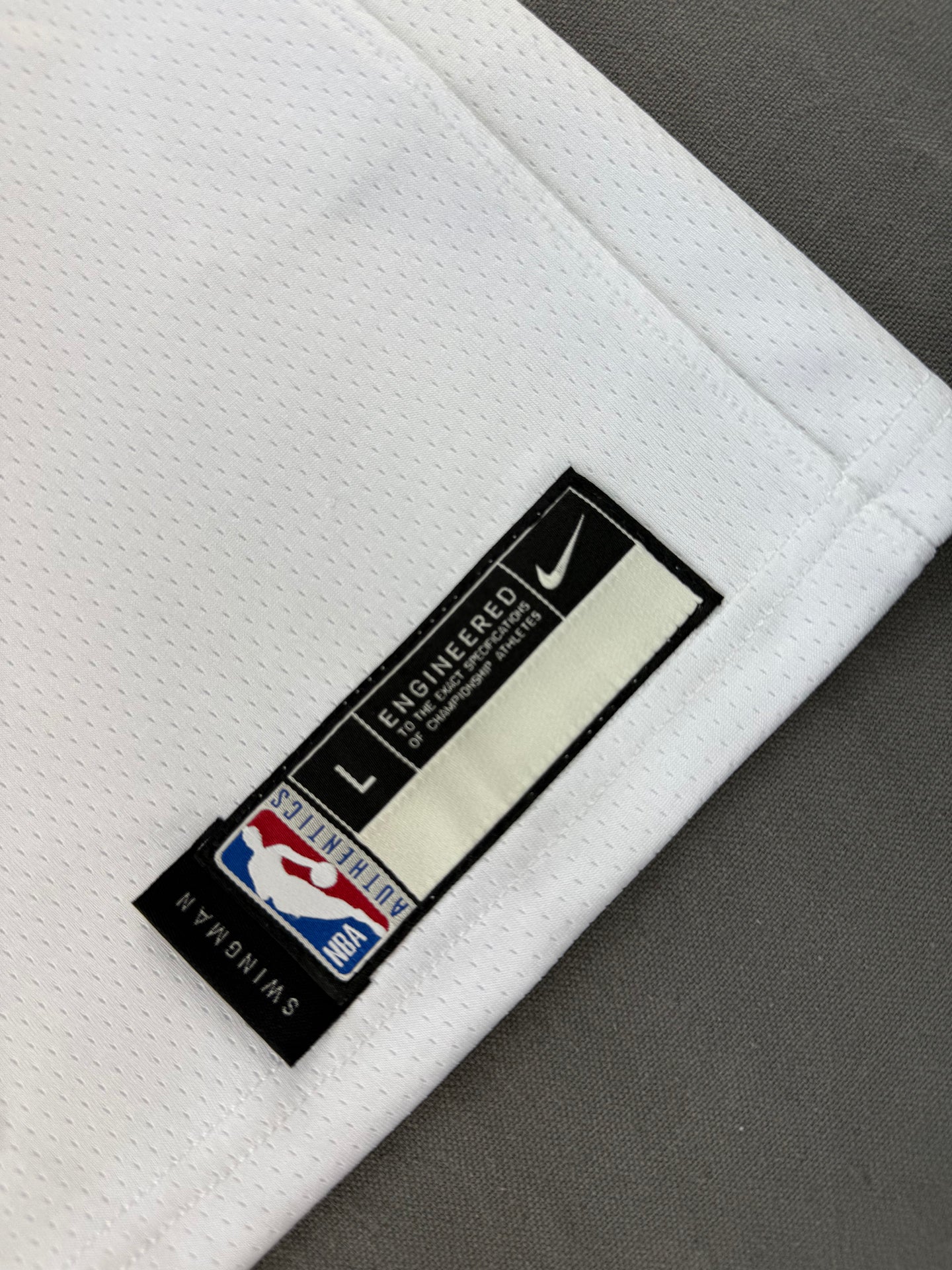 DONCIC 77 White Lakers Heat Pressed Edition NBA Kids Jersey