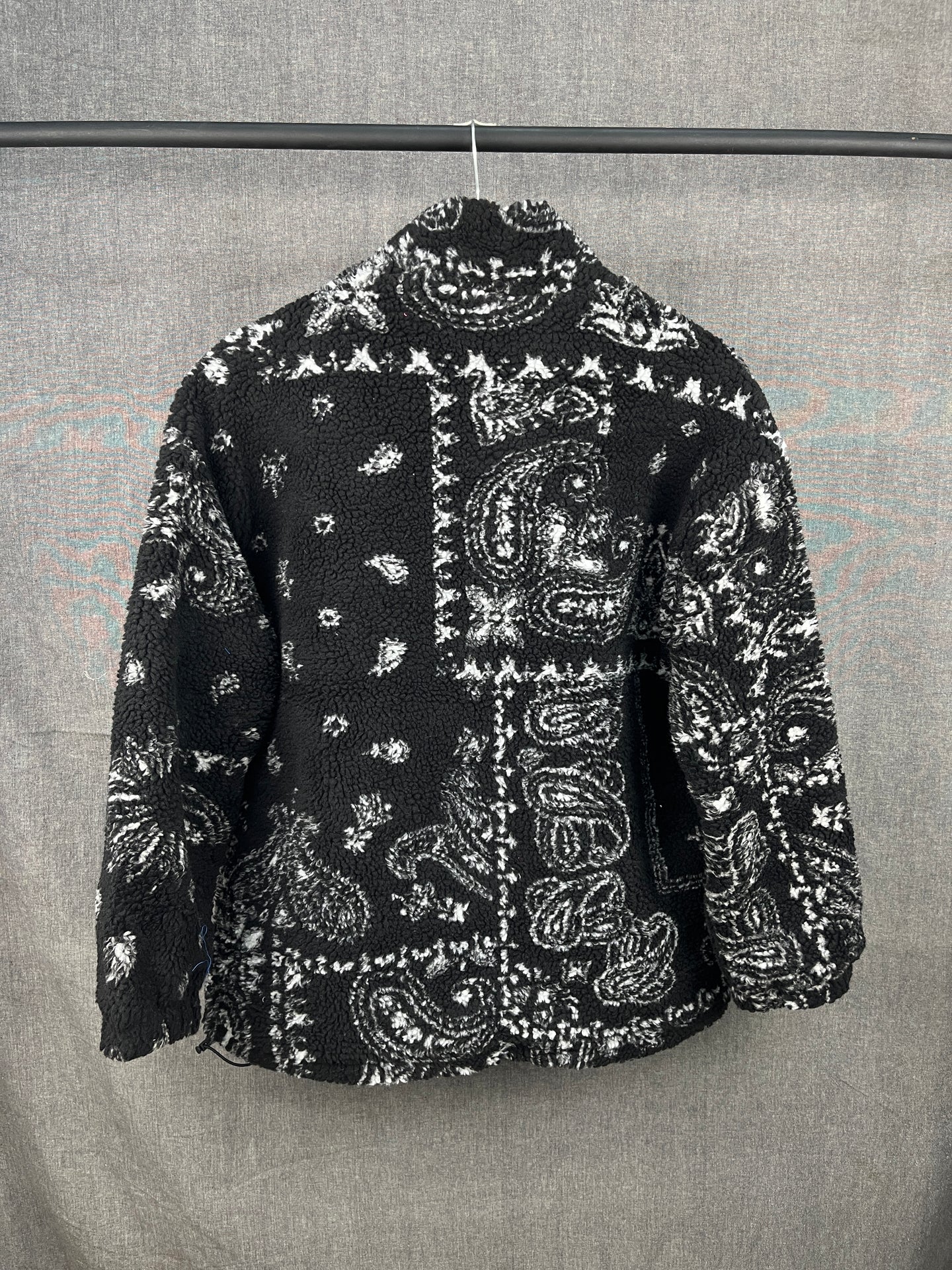 Paisley Black Fur Jacket