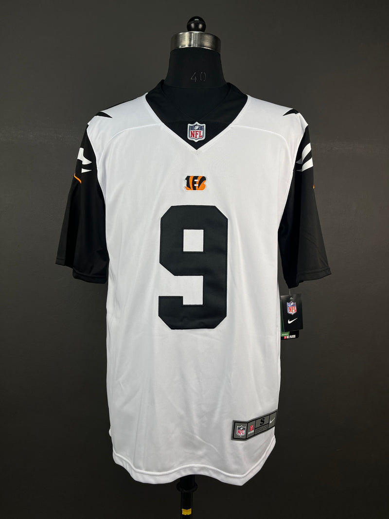 BURROW 9 White Cincinnati Bengals NFL Jersey