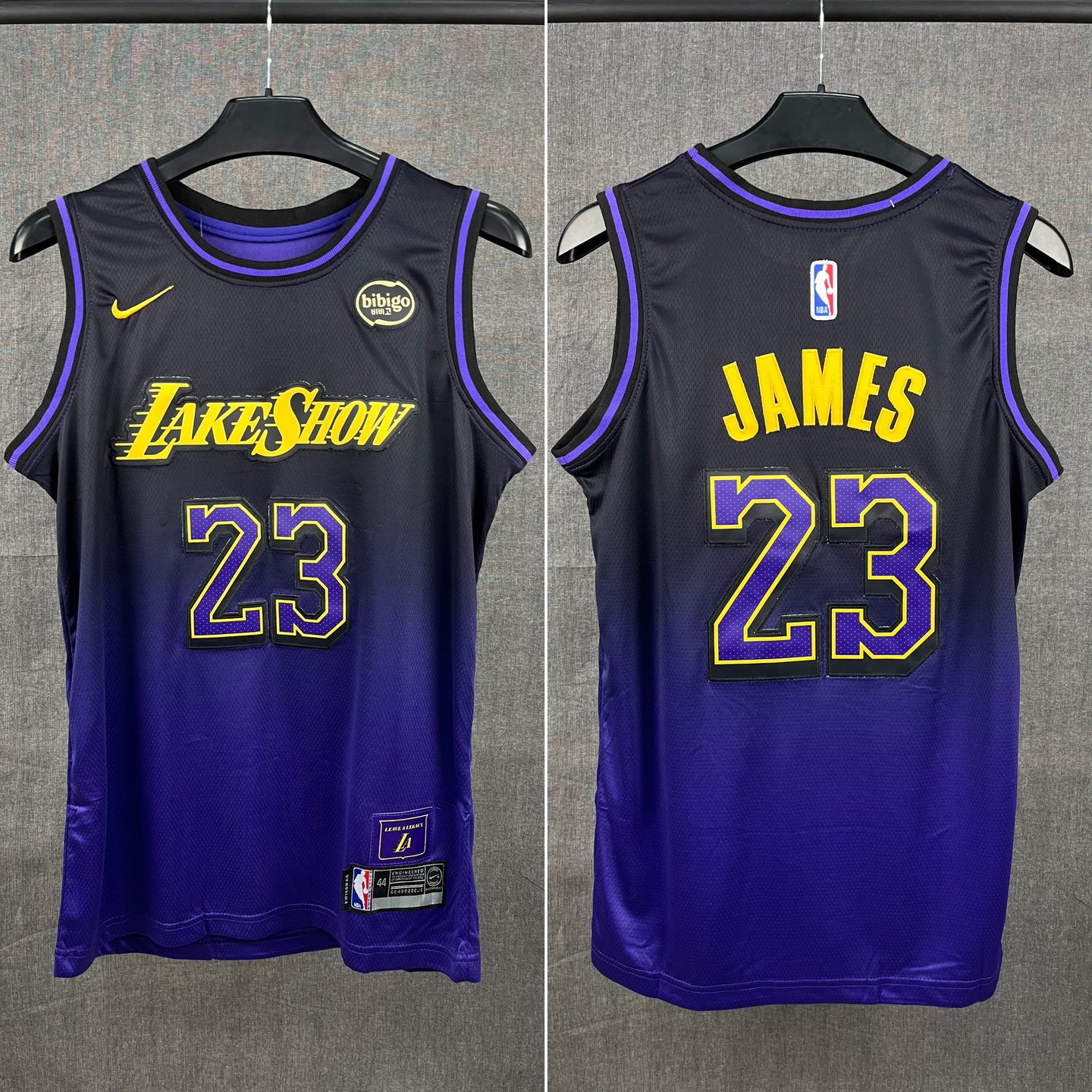 James 23 Purple LakeShow NBA Jersey