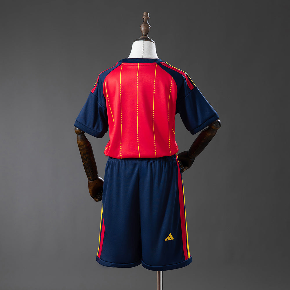 Spain Home World Cup 2026 Kids Jersey