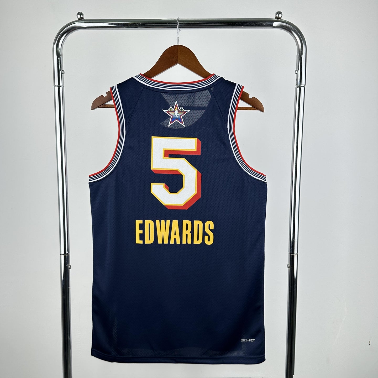 EDWARDS 5 Dark Blue All Star Heat Pressed Edition NBA Jersey