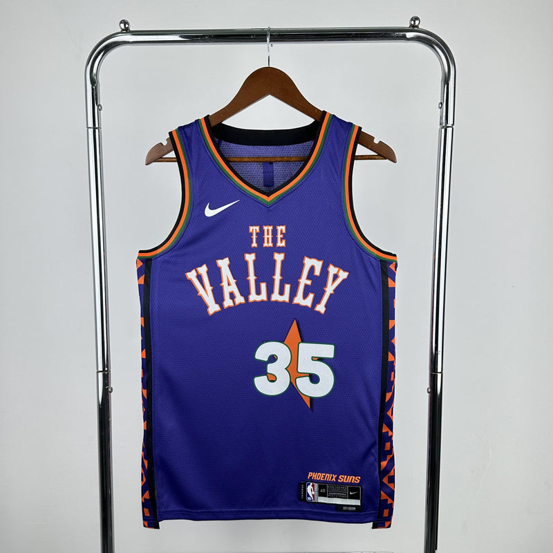 DURANT 35 Purple The Valley Heat Pressed Edition NBA Jersey