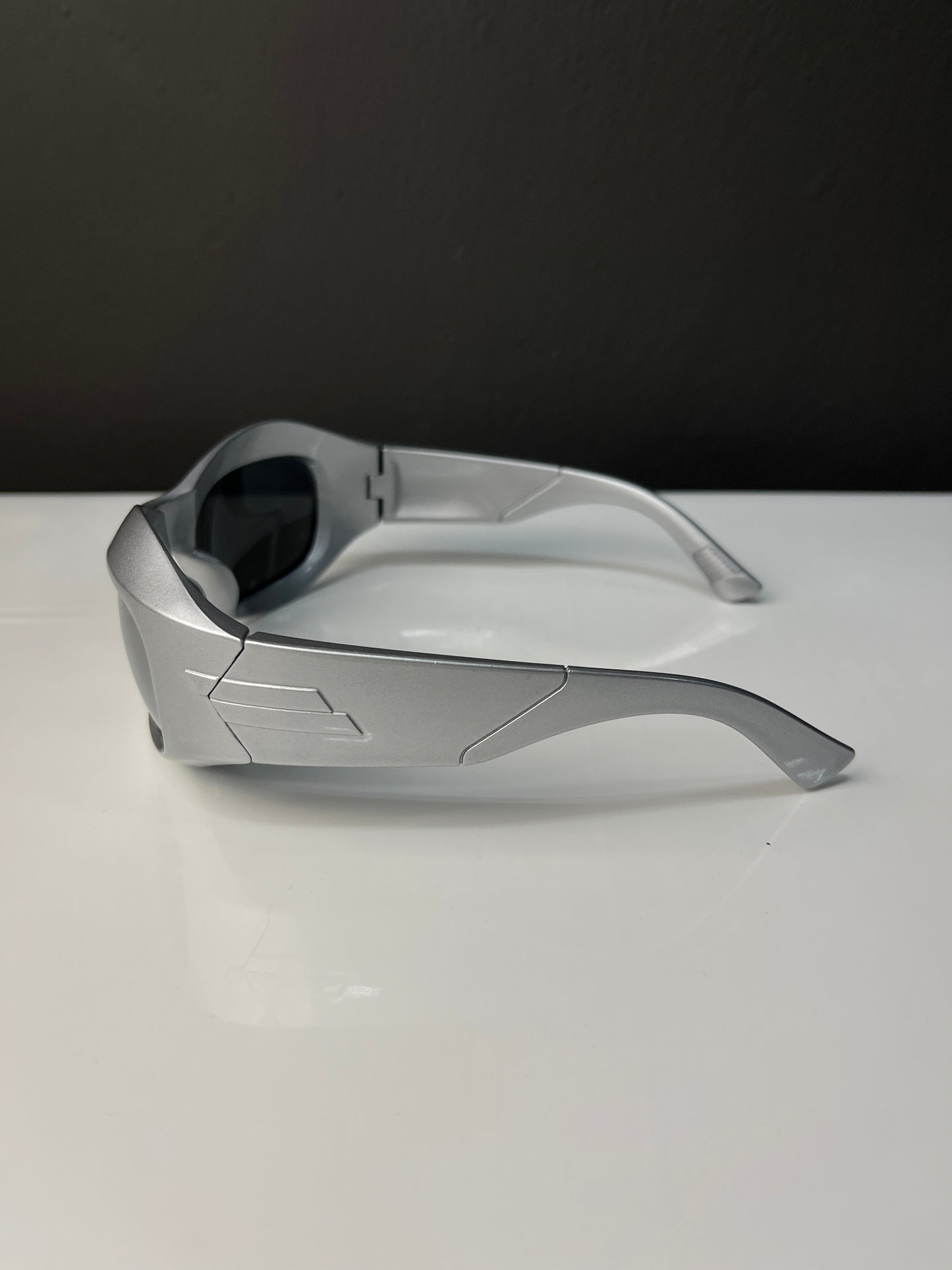 Grey Oversized y2k Sunglasses