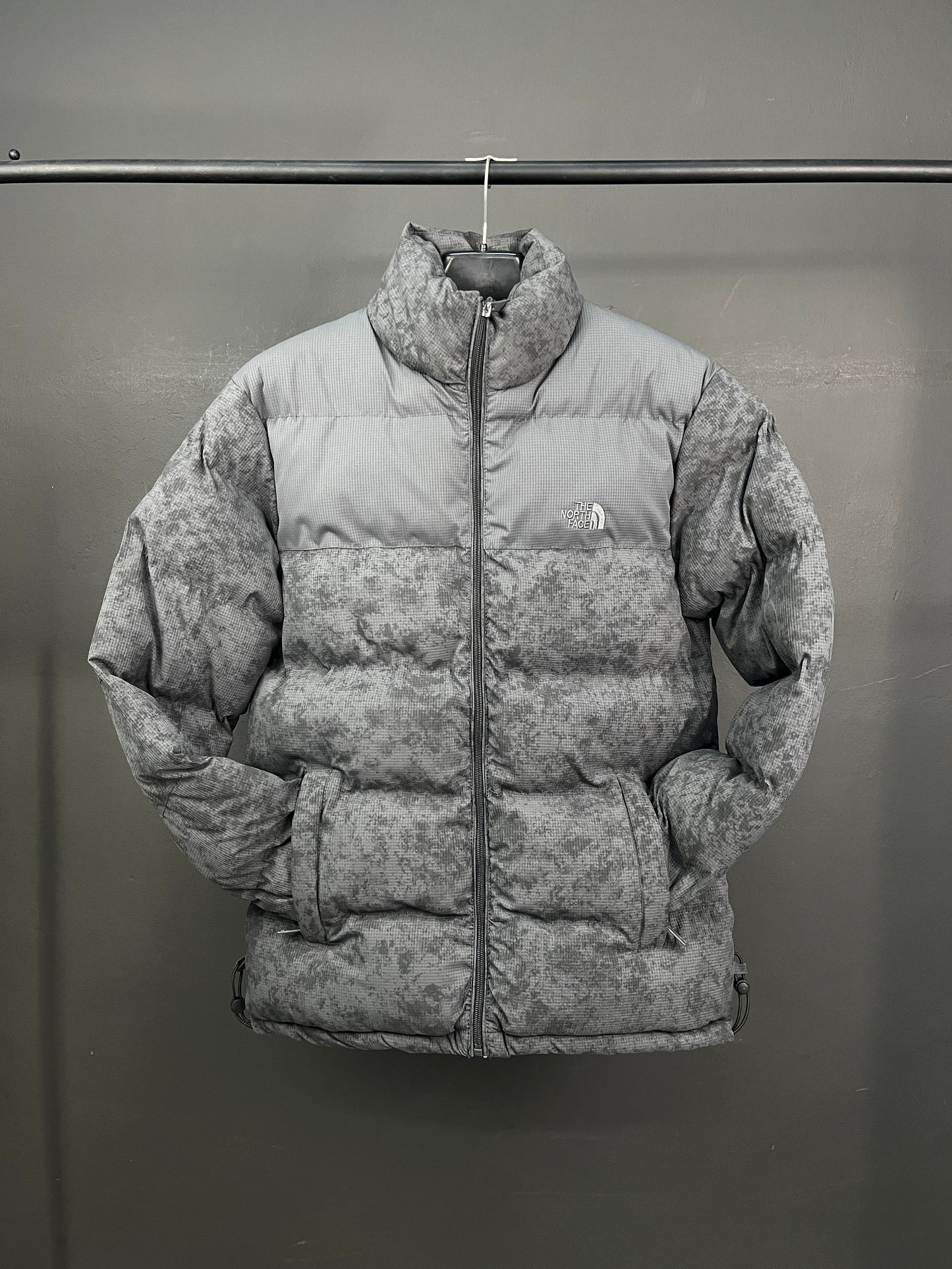 The North Face Gray Marble Puffer Jacket